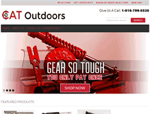 Tablet Screenshot of catoutdoors.com